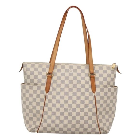 LOUIS VUITTON Damier Azur Totally MM Tote Bag - Picture 2 of 16